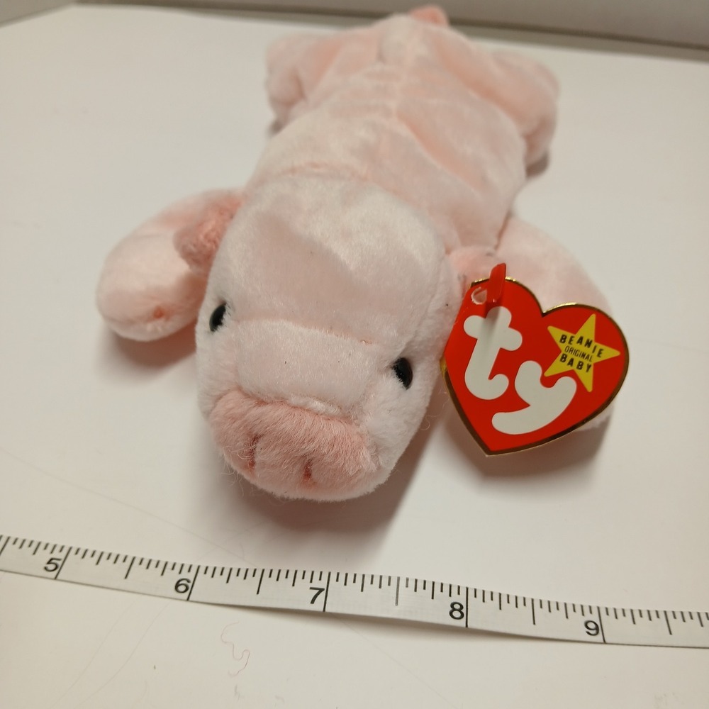 Ty Beanie Babies Squealer the Pig 8-inch Plush Toy - Pink